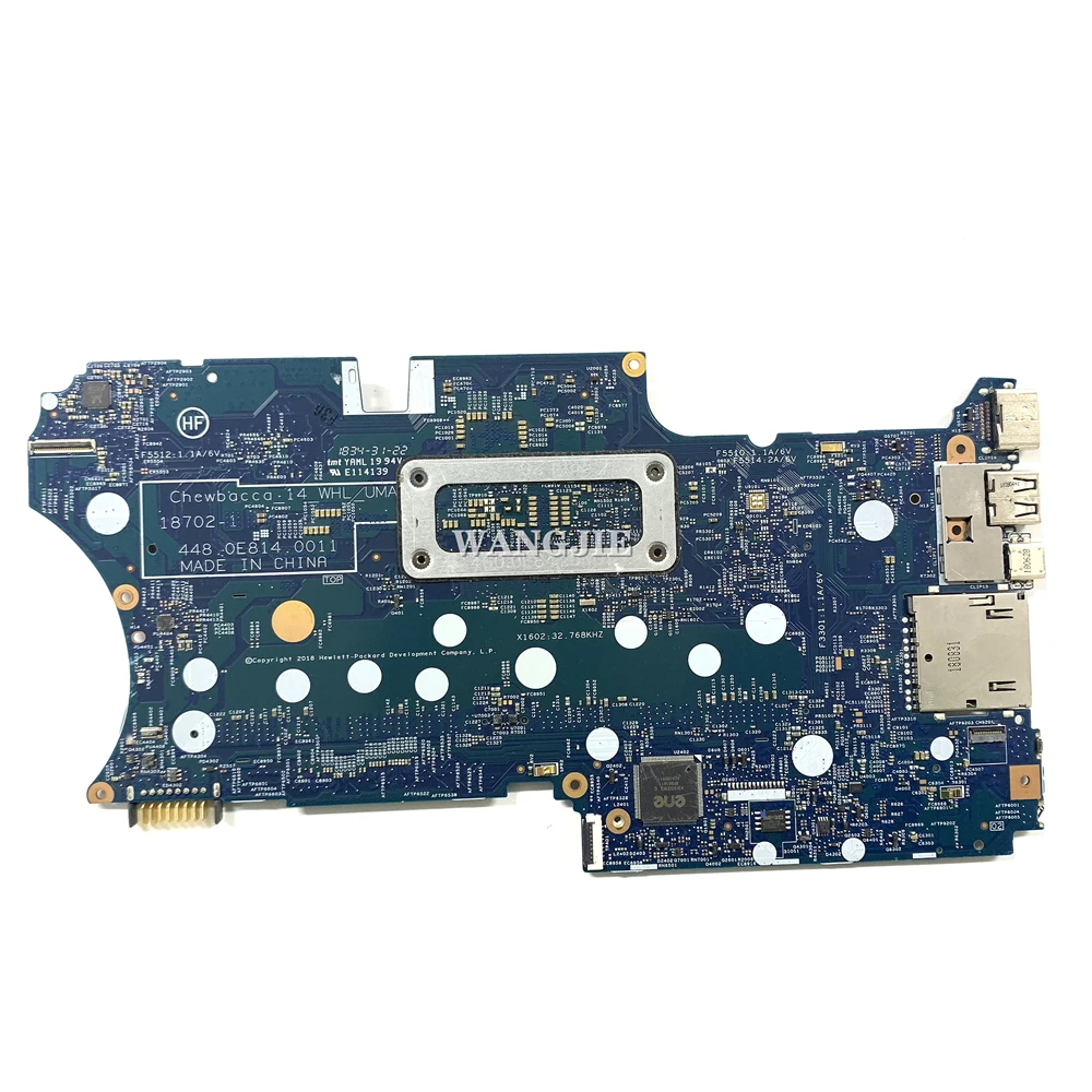 Refurbished 18702-1 448.0E815.0011 L36455-601 L36455-001 For HP Pavilion X360 14-CD Laptop Motherboard I5-8265U CPU DDR4