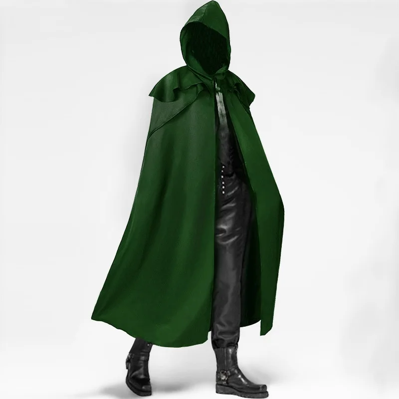 جديد 2025 رداء رجالي على الطراز القوطي Sle loween الاسمية من القرون الوسطى 4 ألوان من Man's Faion لخريف وشتاء موسمي صيني تقليدي...