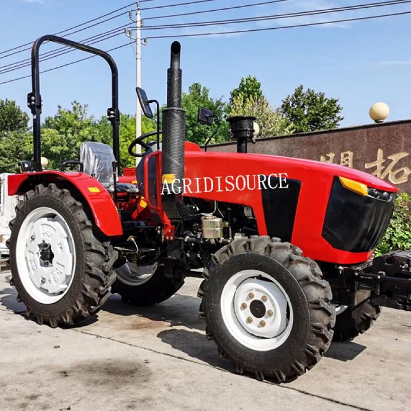 Tractores agrícolas universales, equipo agrícola, 90Hp, 4WD, china