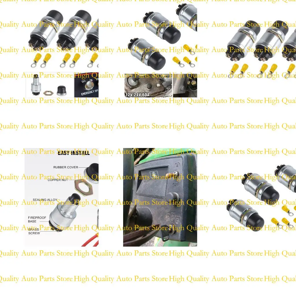 

G7NA 50A Сверхмощный стартовый переключает водонепроницаемые строительные металлические корпусные кнопки двигателя, для средств