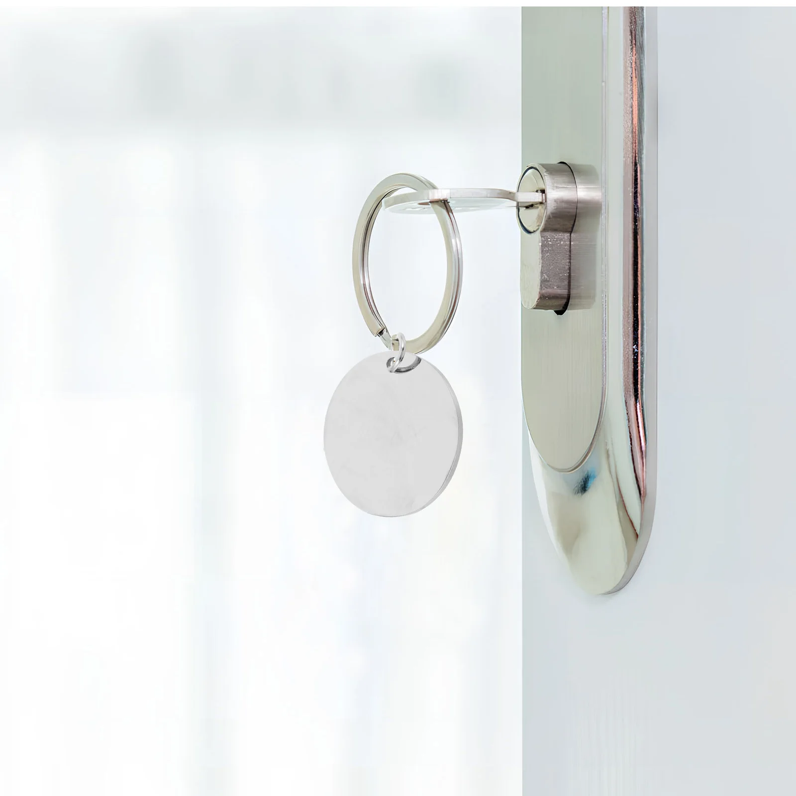 

15 шт., круглые полированные пустые подвески из нержавеющей стали, сделай сам, изготовление ювелирных изделий, подвески для браслета, ожерелья, пустые штамповочные бирки