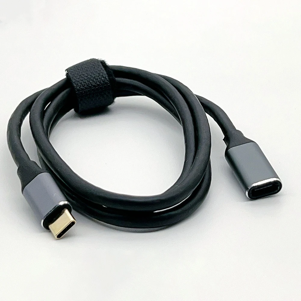USB-C-Verlängerungskabel USB3.1 Gen1 10Gbps Datenübertragung 3A PD Schnellladung 4K Audio-Video-Ausgang Typ-C Stecker auf Stecker/Buchse Kabel – Detail 6