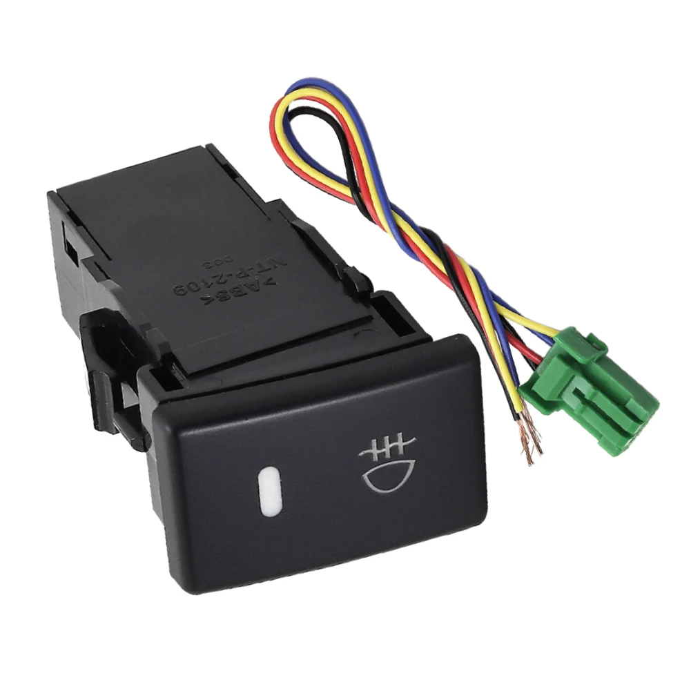 12V Rear Fog Light Push Button Switch With LED Background Indicator With Wire Fit for Holden Colorado Isuzu MU-X D-MAX V-Cross