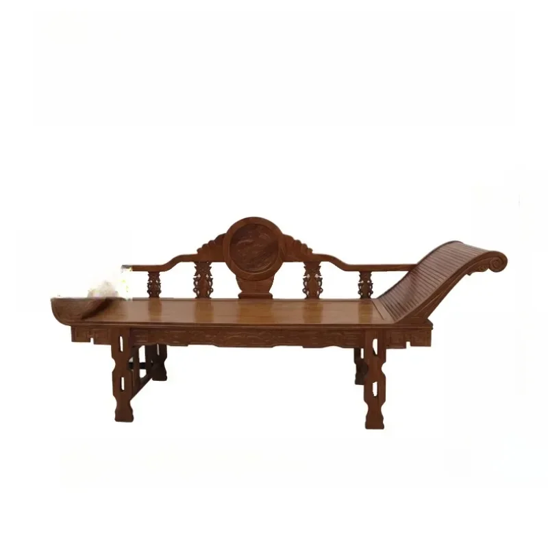 

Mahogany concubine chair furniture hedgehog red sandalwood classical concubine bed carved sofa recliner