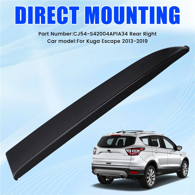 BB-الزجاج الأمامي الخلفي نافذة غطاء عازل الباب الخلفي الكسوة لفورد كوغا إسكيب 2013-2019