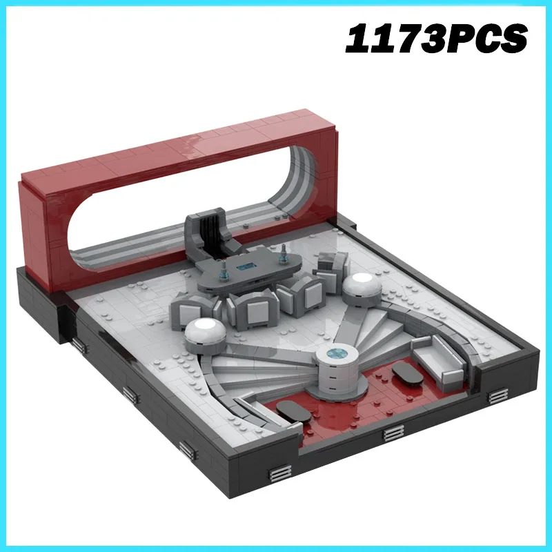 1173 Piezas de Bloques de Construcción de Modelo de Arquitectura de la Guerra de las Galaxias, Ladrillos MOC, Juguete Creativo de Ensamblaje DIY, Regalo para Niños, Decoración de Escritorio