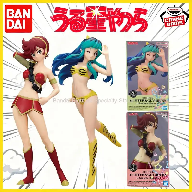 En Stock Bandai Original Banpresto Anime Glitter & Glamours Lum y Bestie colección Vol.3 Lamu 22cm modelo figuras de juguete