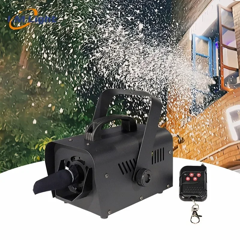 Hot Sale Indoor /Outdoor mini 800w artificial snow spray maker snow machine for party wedding event rental stage Christmas Party