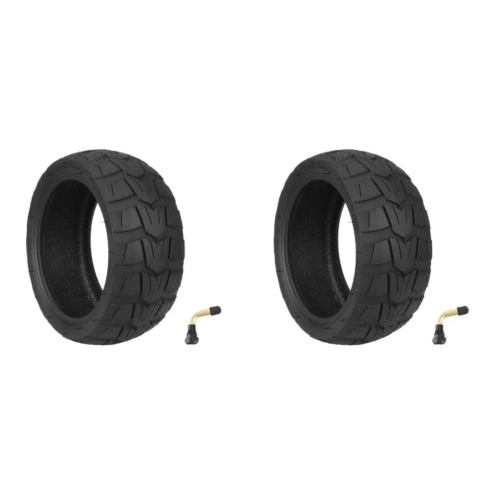 HD85/55-6.5 Off Road Tubeless Tire Thickened Rubber With Valve Stem For Electric Scooter High Grip Deep Tread Reinforced Punctur
