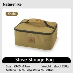 Naturehike-bolsas de herramientas para exteriores, bolsa de almacenamiento para tanque de Gas, estufa de gran capacidad, Kit multifunción para utensilios de cocina y Picnic