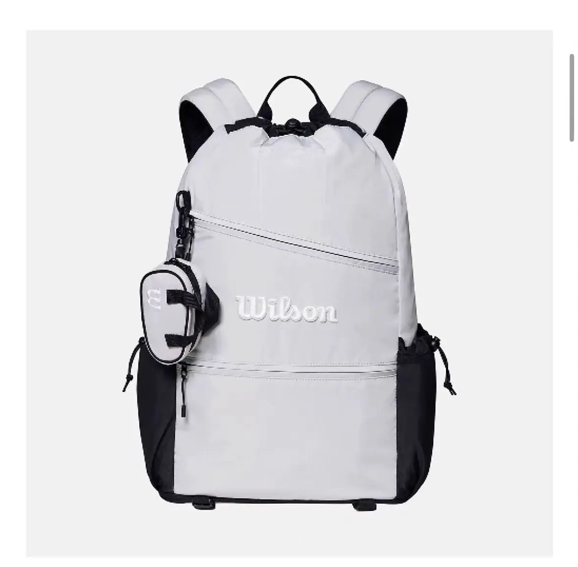 2024 New Wilson Tennis Racket Backpack Men's and Women's Badminton Bag Outdoor leisure Sports Large Capacity Drawstring Backpack