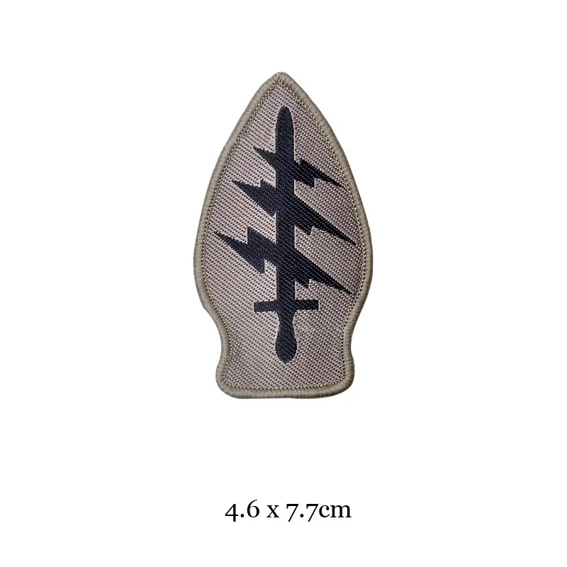 Military Patch Embroidered Patches for Clothing Iron on Clothes U S Army Motif Rank Airborne Applique Stripes Badge Armbands Diy