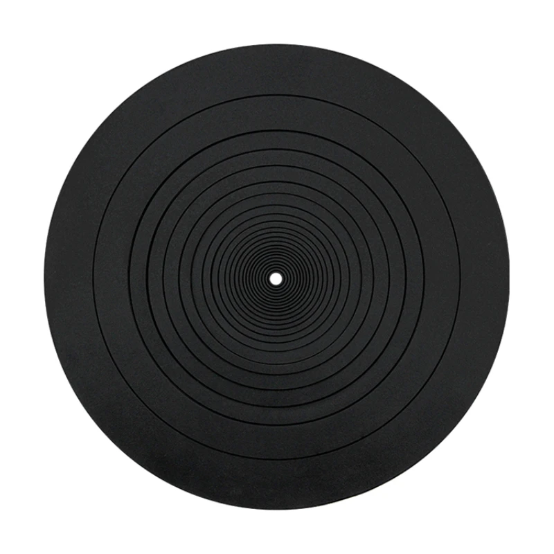 12 inch vinyl player rubber record pad, phonograph turntable rubber disc pad, record player accessories