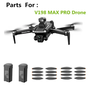 V198 MAX PRO Drone Accessories 7.4v 3000mah / Propeller Maple Leaf / For V198 Drone V198 Parts Batteries