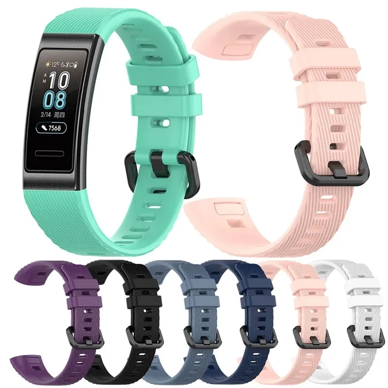 

Sport Silicone Watchband for Huawei Band 3 /Band 4 Pro Replacement Original Strap Bracelet Fir Huawei Band 3 Pro Smart Watch