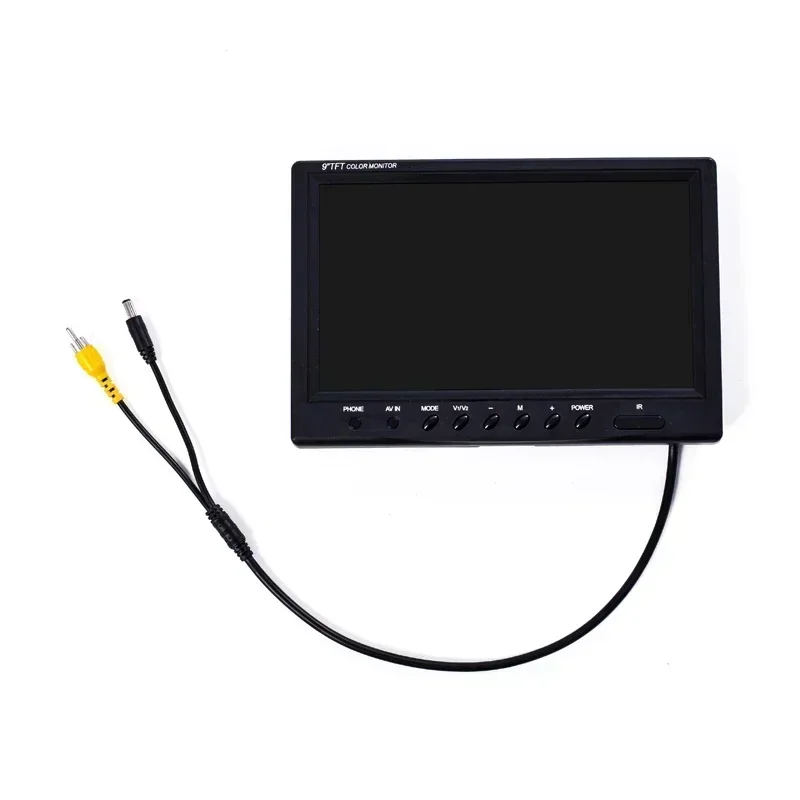 7inch 9inch LCD TFT color monitor with 8GB card ,  support video recording , fit underwater camera , Industrial Camera WP90