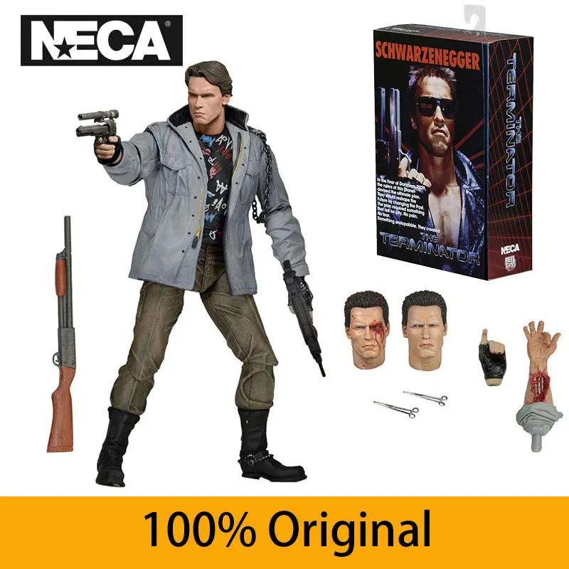 NECA 51911 Spielzeug Terminator Action Figure Ultimate T-800 Tech Noir Action Figuren Sammlung Original Modell Geschenk Puppe Statue 18 cm