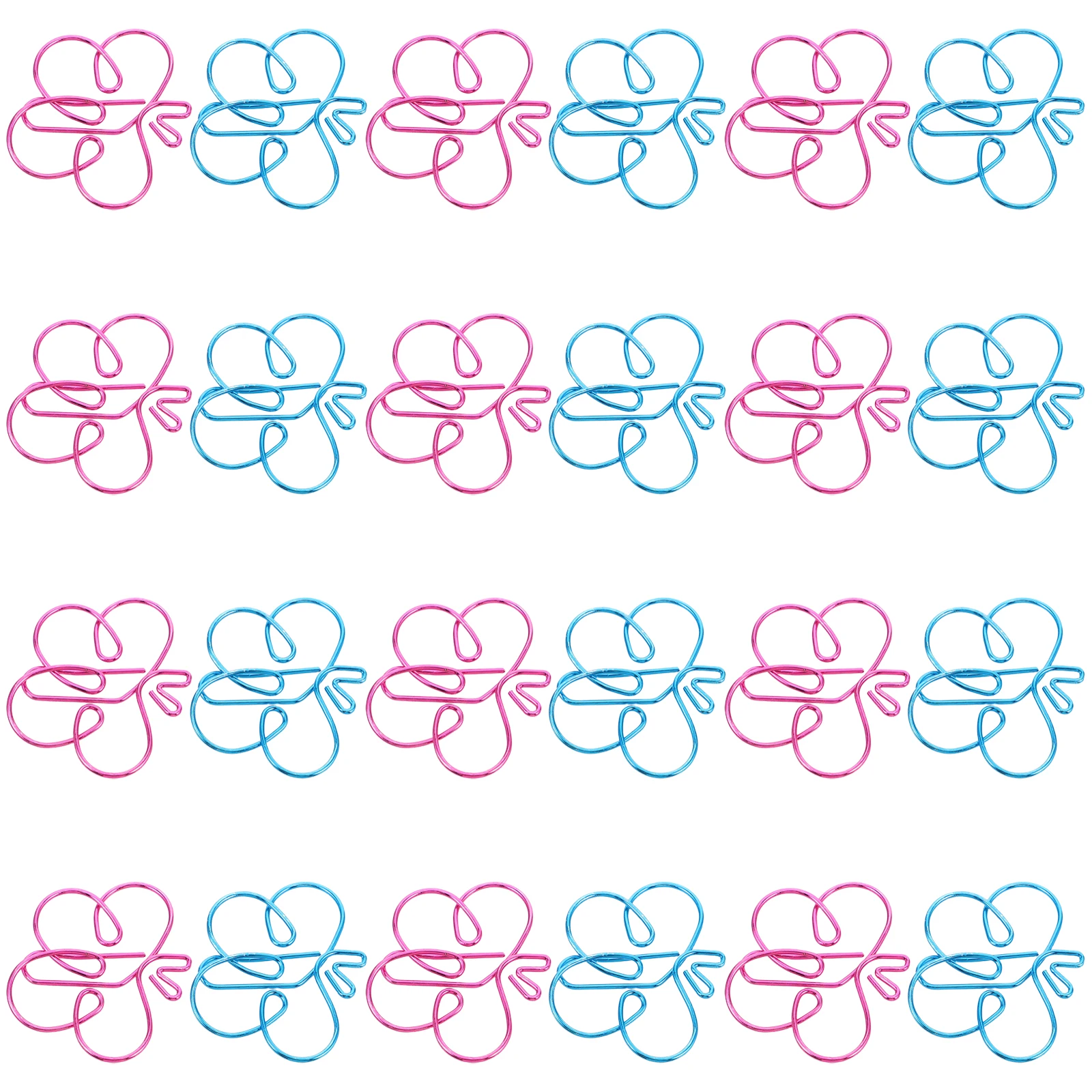 

24pcs Creative Bookmarks Clip Butterfly Shaped Paper Clips Colorful Metal Bookmark Organizer for Journals