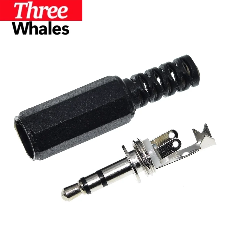 10/20/50Pcs 3.5MM Stereo Audio Plug Dual Encoding Audio Plug 3.5mm Plug