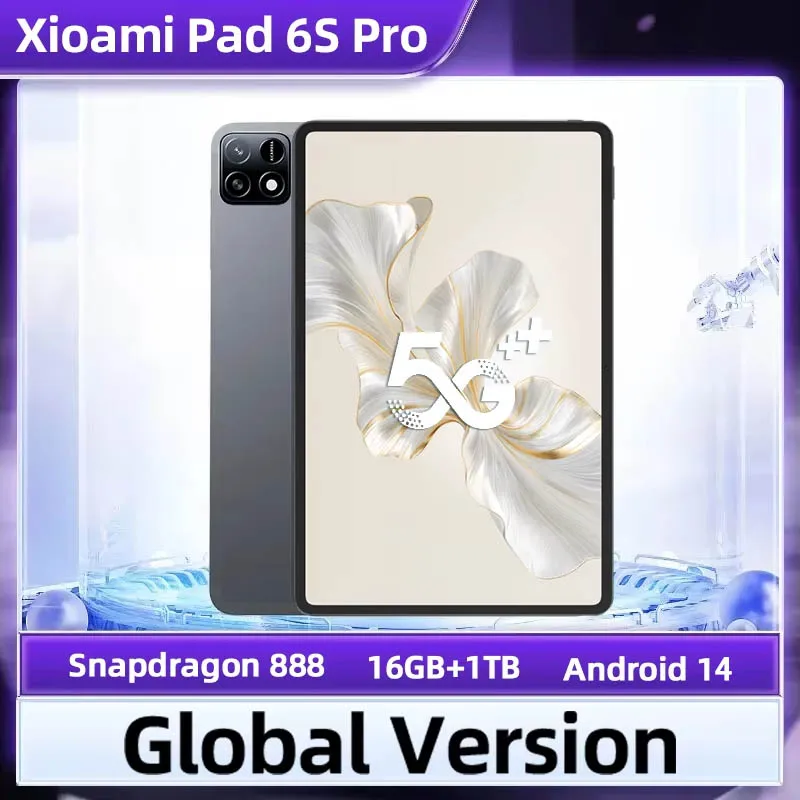 

Планшет MI Pad 6S Pro, 11 дюймов, HD, 4K, Android 14, 16 ГБ + 1 ТБ, 2024 мАч