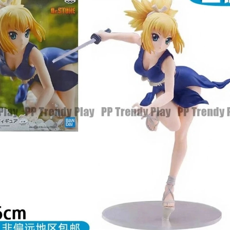 

Оригинальная аниме-фигурка Bandai Banpresto в наличии Dr.Stone-Senku Ishigami,Nanami Ryusui,Kohaku, арбузная модель игрушки из ПВХ Bybarle