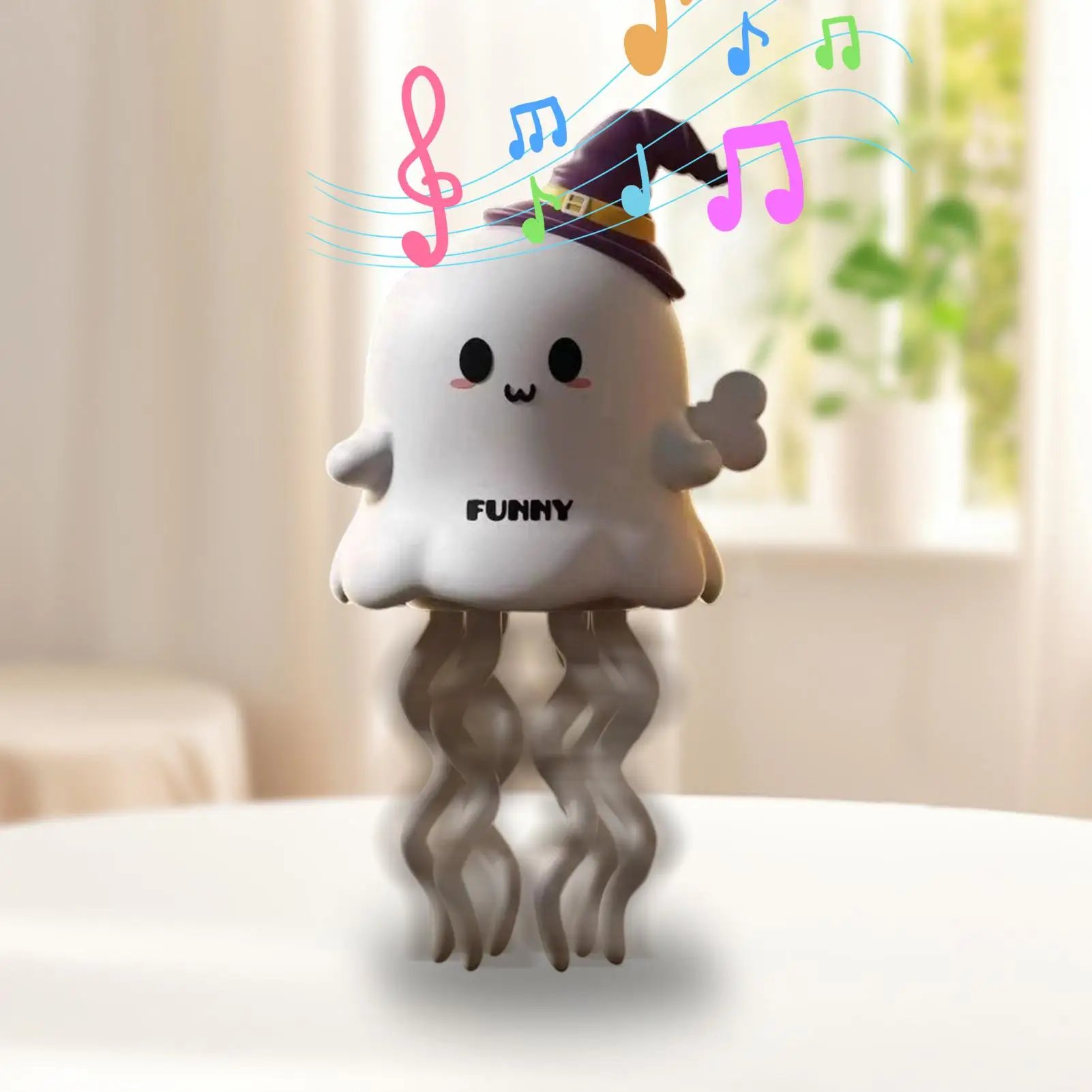 Dancing Ghost Evitamento degli ostacoli Robot intelligente per moncone degli ostacoli Elettrico con musica Robot per bambini per imbottitura di calze Compleanno Ragazzo