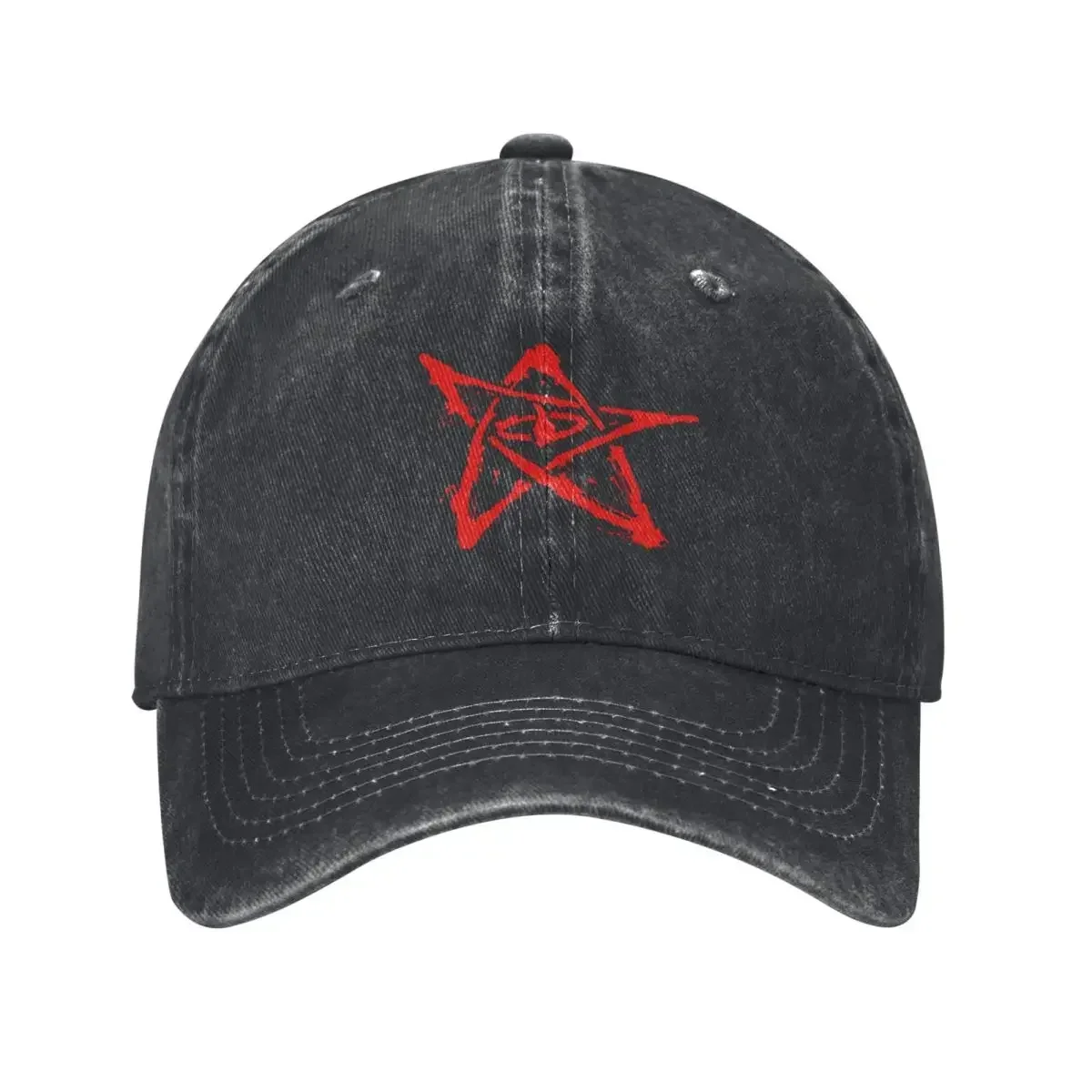 

Elder Red Sign Call Of Cthulhu Sport Retro Denim Washed Baseball Caps Women Cowboy Sunscreen Hats Hiking Womens Trucker Cap