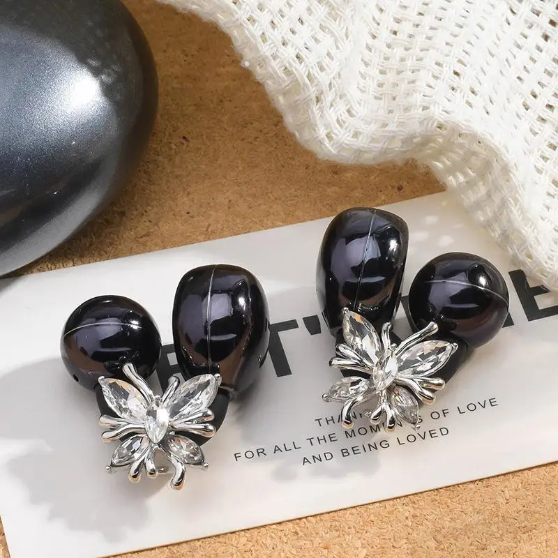1Pair Fashion Headphone Diameter Buckle Zircon Decorative Headphone Decoration Clip Removable Easy To Install Earbud Accessories