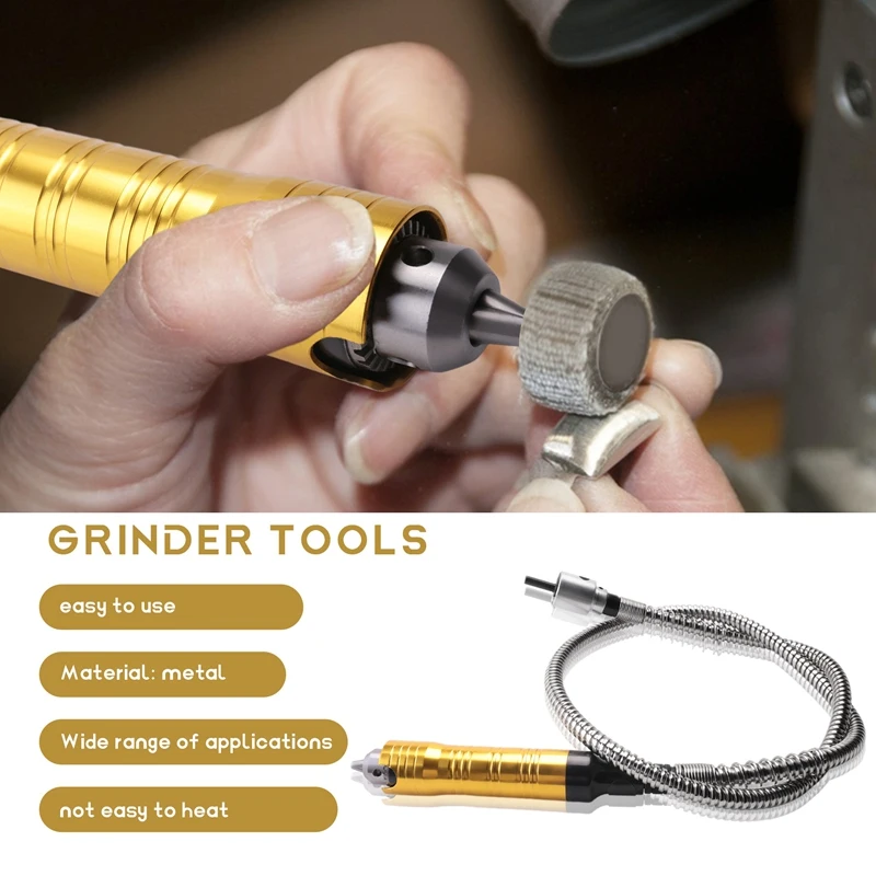 Engraving Machine Flexible Shaft 6Mm Flexible Shaft Head Power Tool Electric Drill Handle Chuck Mini Grinder Accessories