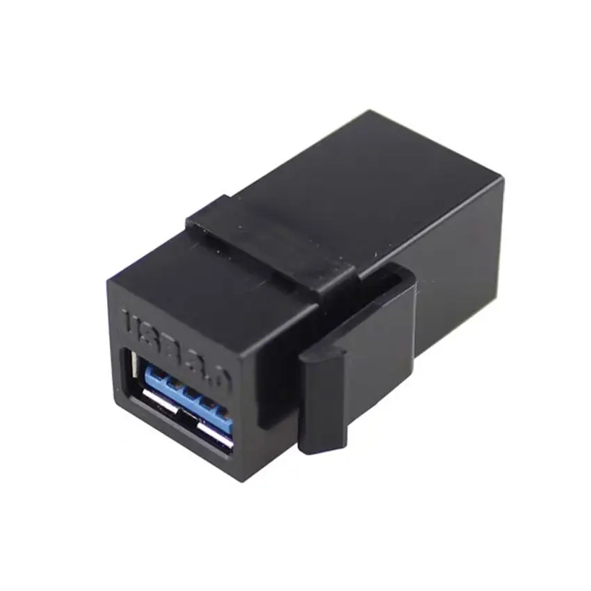 1/5/10 قطعة USB 3.0 أنثى إلى أنثى تمديد كيستون جاك مقرنة موصل محول محول #5