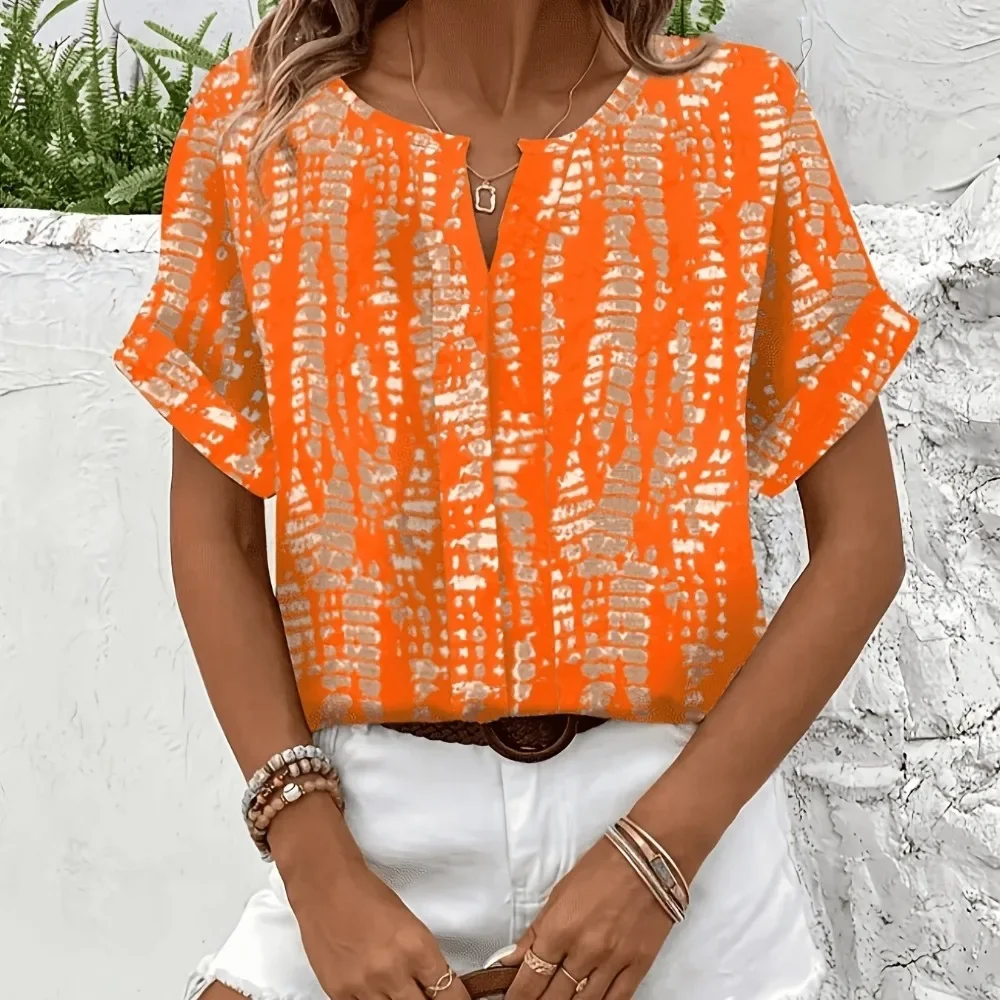 Women Hot Selling Print Blouse Casual Long Sleeve Shirt Elegant Ladies Spring Summer Soft Breathable Comfy New