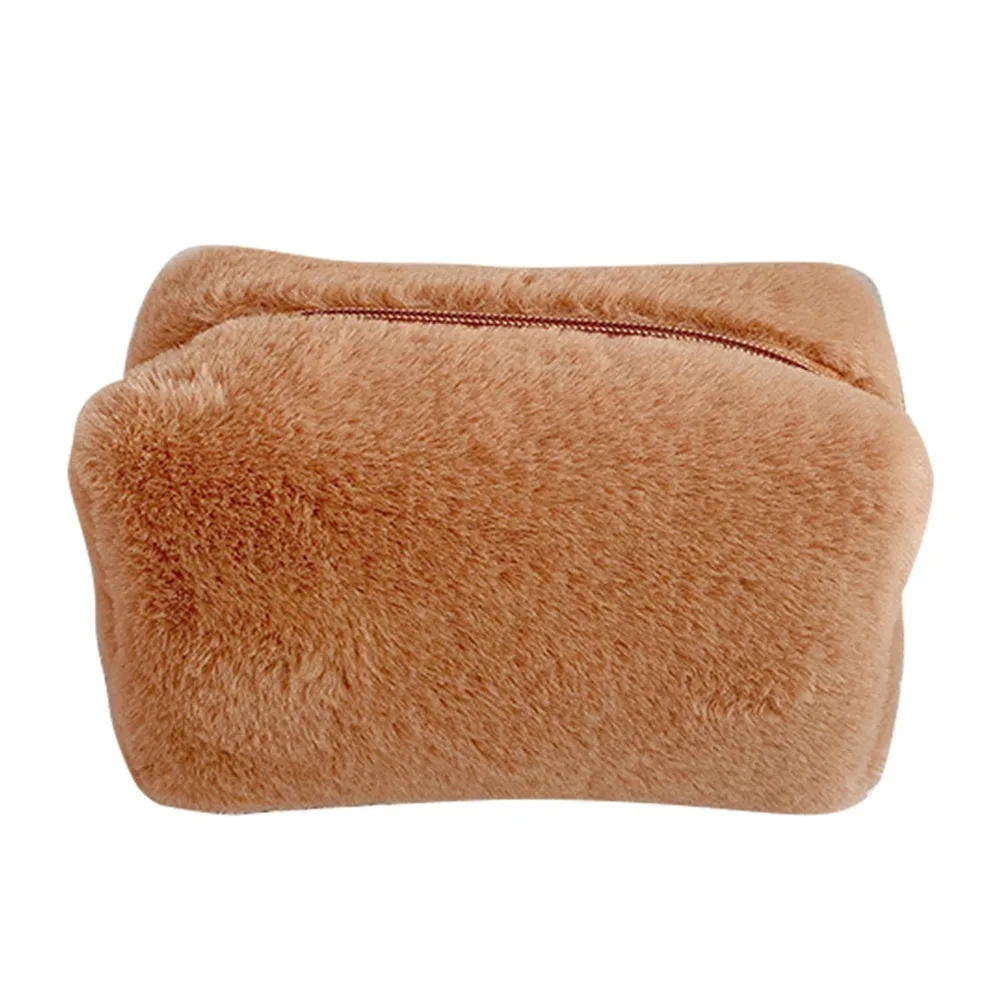 Fabric Storage Bag Multi Candy Colors Lightweight Pencil Case Soft Rectangular Shape Soft Makeup Organizer