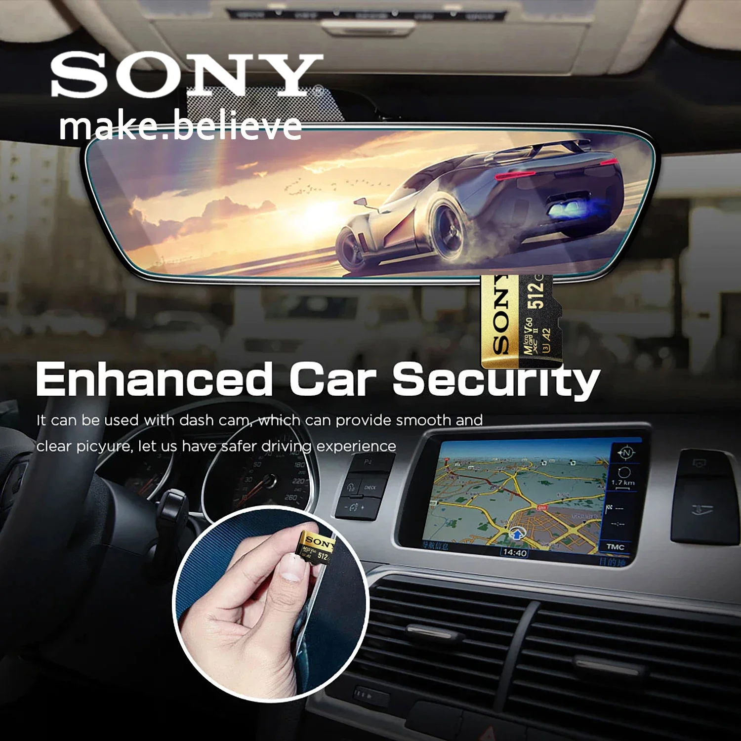 SONY 1TB Micro SD Card Memory Card Hight Speed MIni MicroSD Card 1TB 512GB 256GB 128GB SD TF Flash Card For XIaomi Camera PC