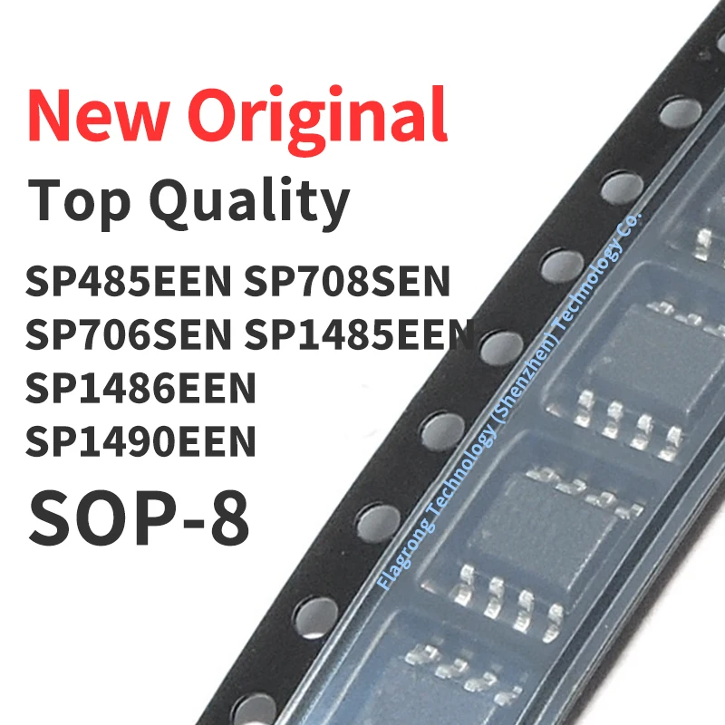 10 Pieces SP485EEN SP708SEN SP706SEN SP1485EEN SP1486EEN SP1490EEN SOP-8 Chip IC New Original