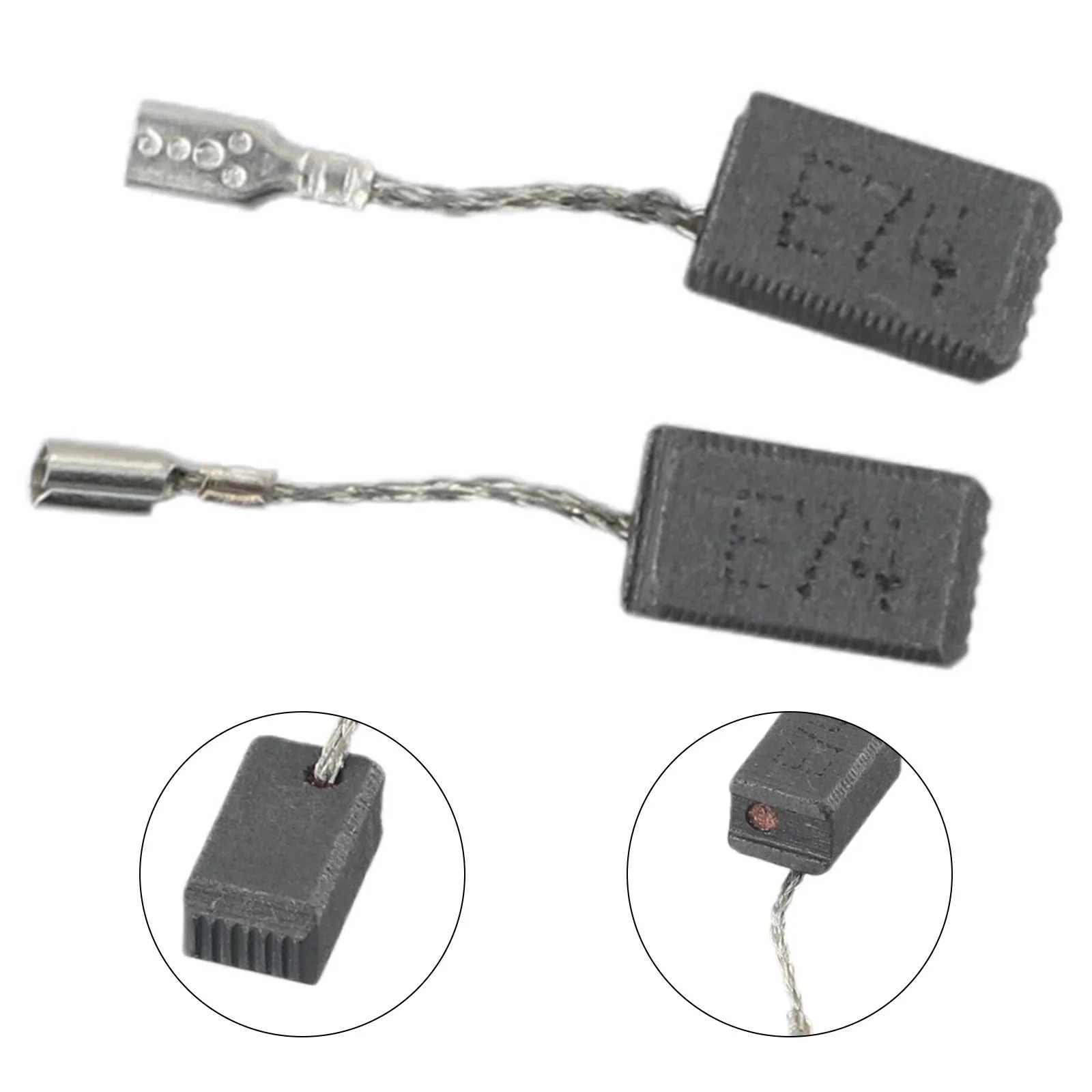 2pcs Metal Carbon Brushes For Bosch 6.5x8x13mm GWS 7-100/GWS 7-115 E/GWS 7-125 Replacement Small Angle Grinder Spare Parts