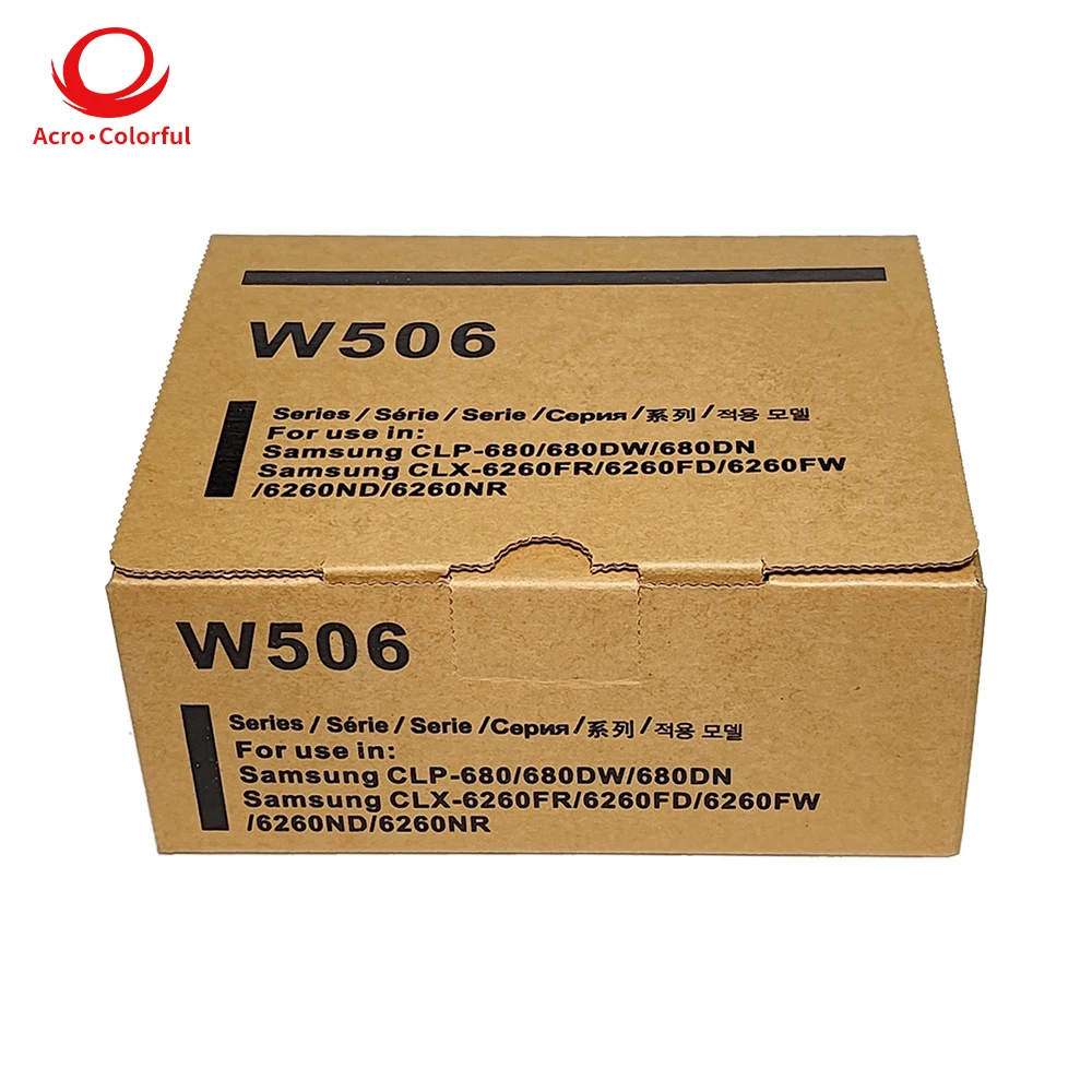 W506 Waste Toner Cartridge Container for Samsung CLP-680 680DW 680DN CLX-6260FR 6260FD Copier 6260FW 6260ND 6260NR Printer