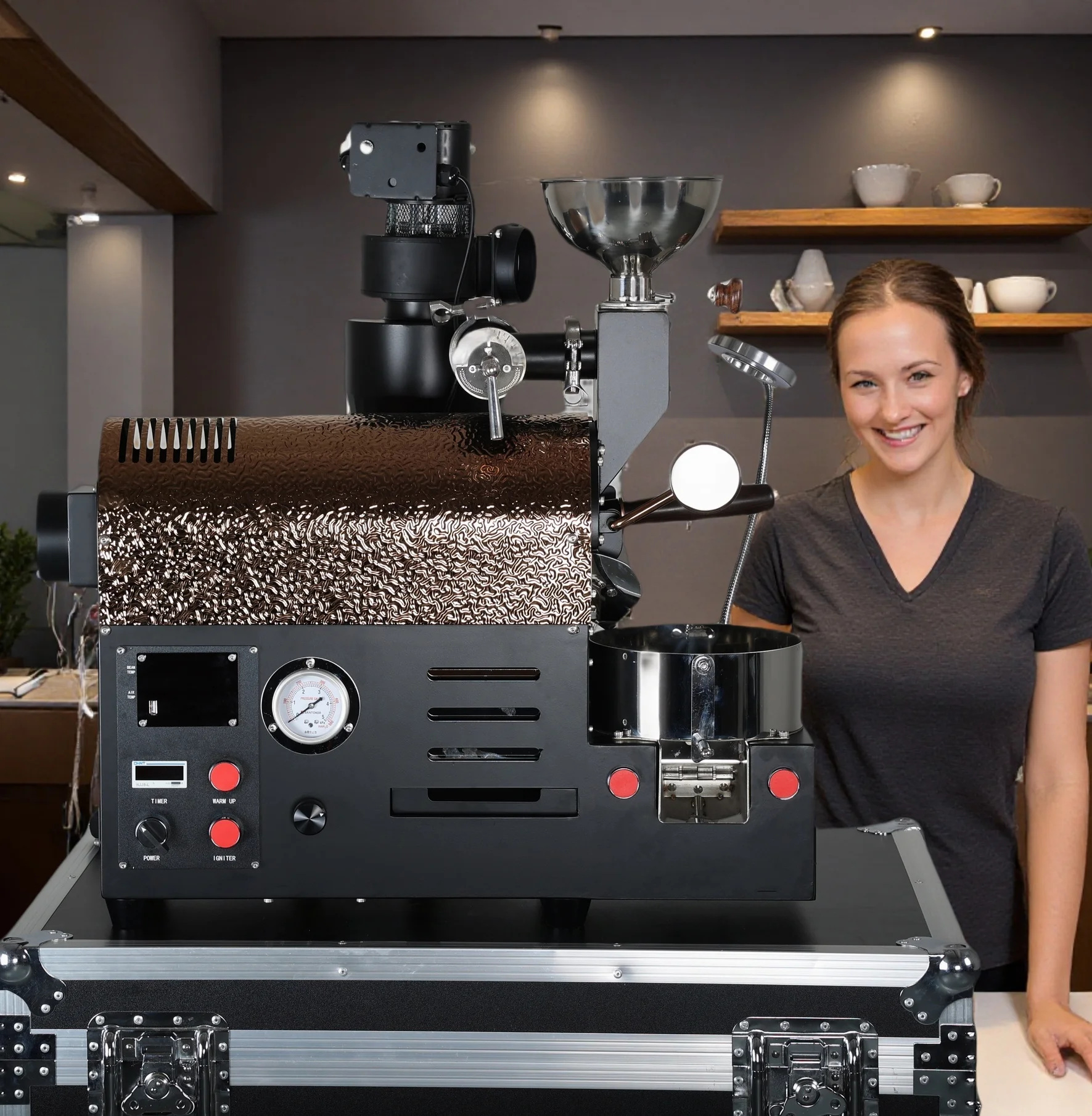 سانتوكر هوم تجاري 200 جرام 300 جرام 500 جرام 1 كجم 2 كجم 3 كجم محمصة حبوب البن المتخصصة