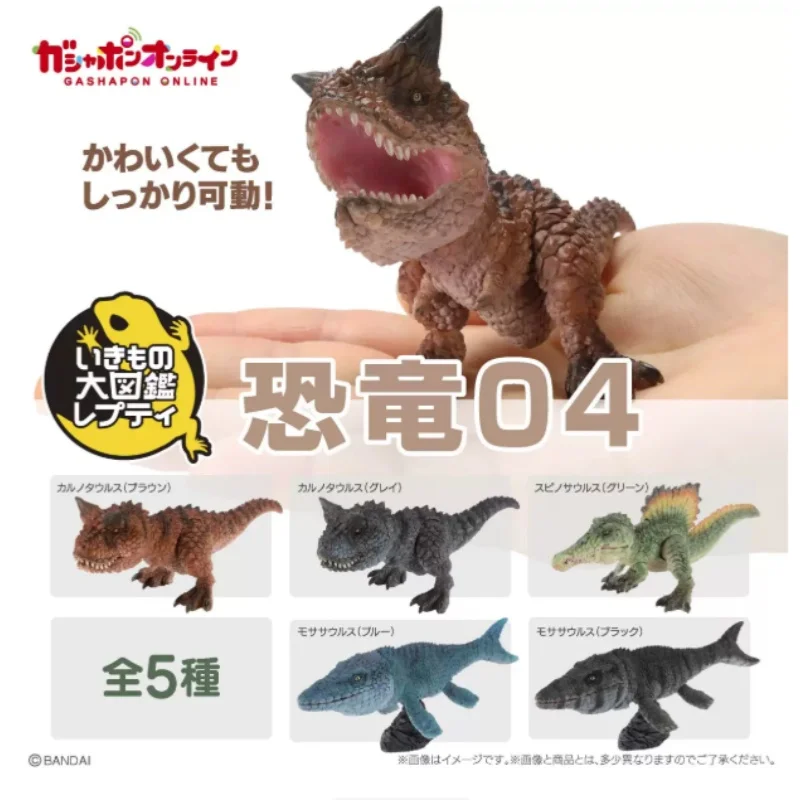 

Bandai Carnotaurus Dinosaur Model Gashapon Dinosaur Encyclopedia Vol 04 Mini Realistic Simulation Animal Figure Collectible