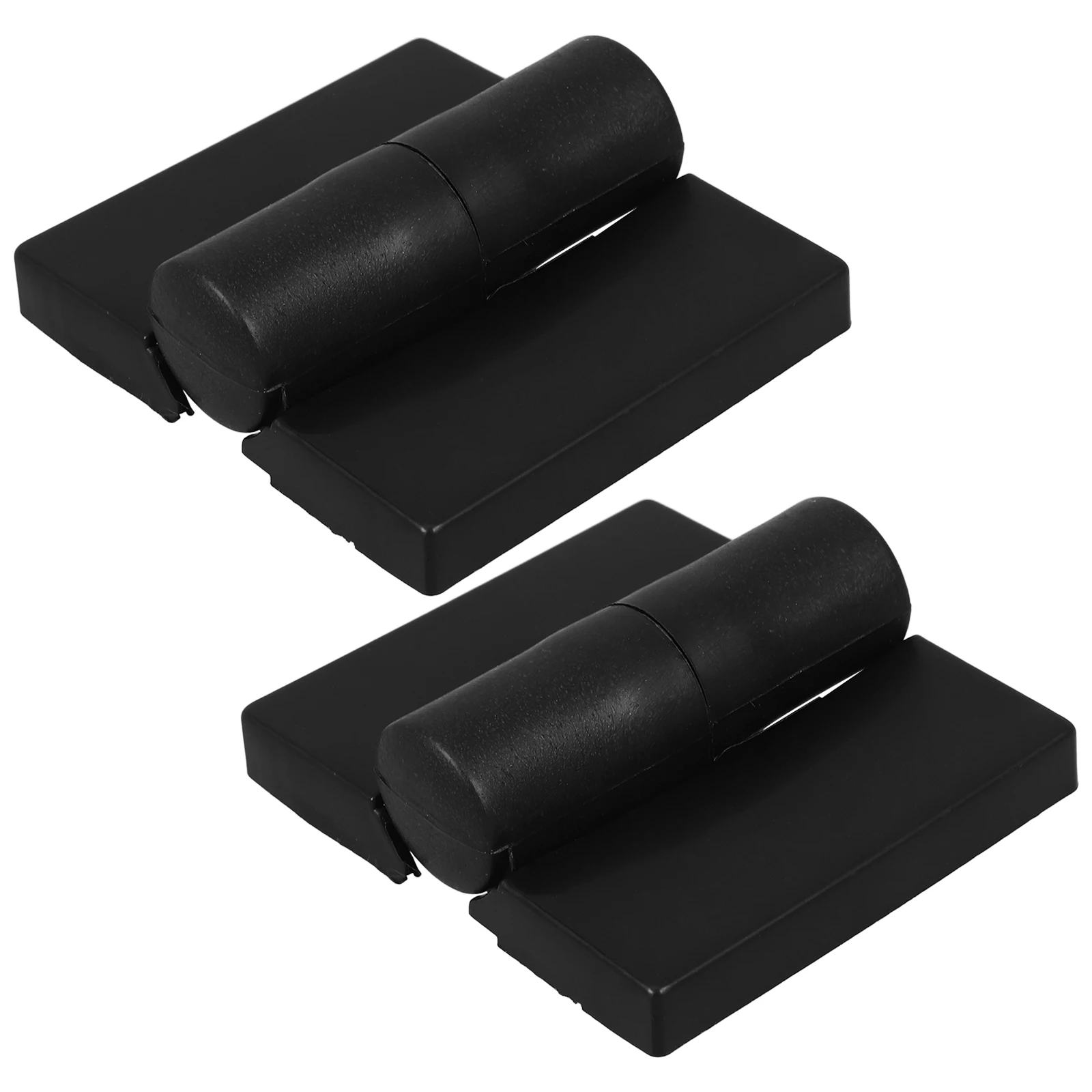 

2pcs Duty Door Hinges Black Nylon Heavy Duty Door Hinge Adjustable Lift Off Bathroom Partition Hardware Toilet Accessories