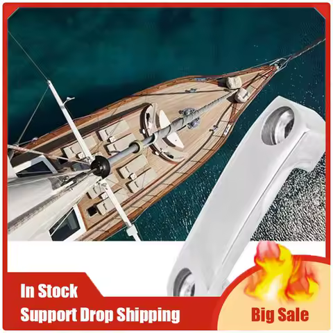 A35F New 4Pcs Boat Fender Lock Eye Strap Loop Tie Down Anchor Rope Yacht Deck Fitting 316 Stainless Steel Boat Accessories Marin