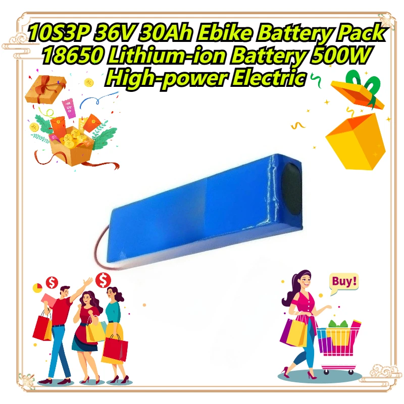 

10S3P 36V 30Ah Ebike Battery Pack 18650 Lithium-ion Battery 500W High-power Electric