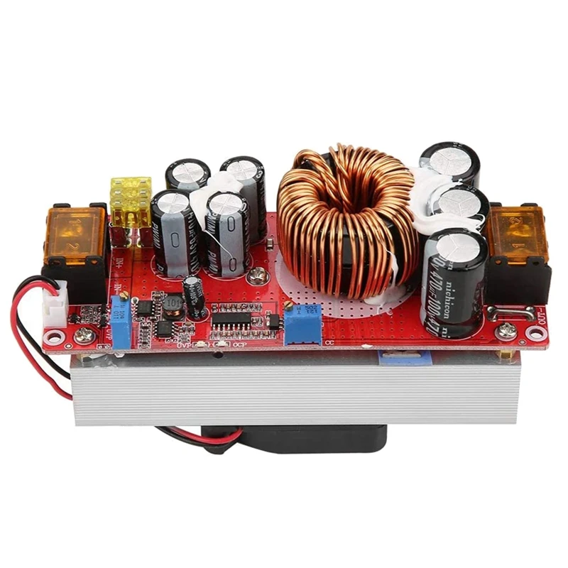 1500W 30A DC-DC DC Constant Voltage Constant Current Boost Converter Boosts 10-60V By Fan For 12-90V Boost Power Module