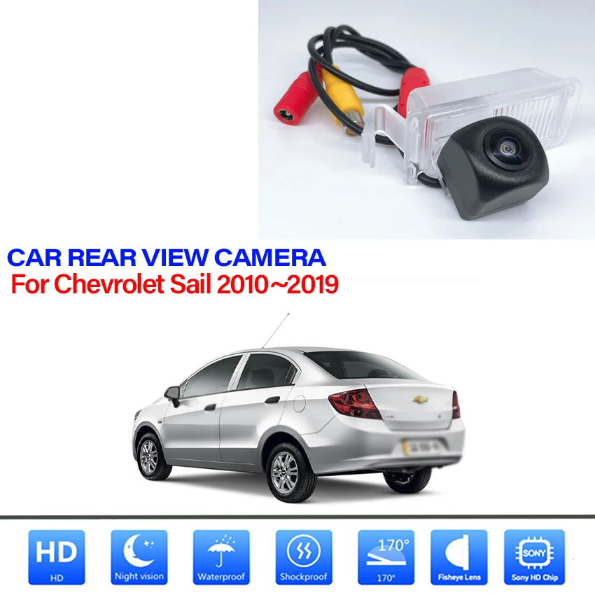 

HD CCD 1080*720 рыбий глаз камера заднего вида для Chevrolet Sail 2010 2011 2012 2013 2014 2016 2015 2017 2018 2019 автомобильный монитор