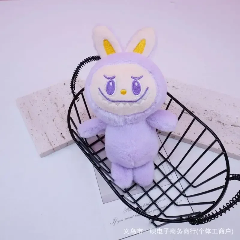 New Arrival Anime Monster Labubu Pendant Doll Toy Figure Model Gifts Cartoon Plush Doll Soft Stuffed Keychain Doll Xmas Gifts