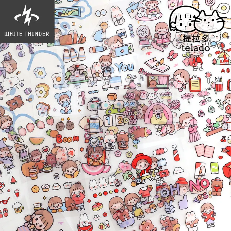 stickers cute back to school  journal stickers thank you stickers  planner stickers  korean stickers  journaling stationery