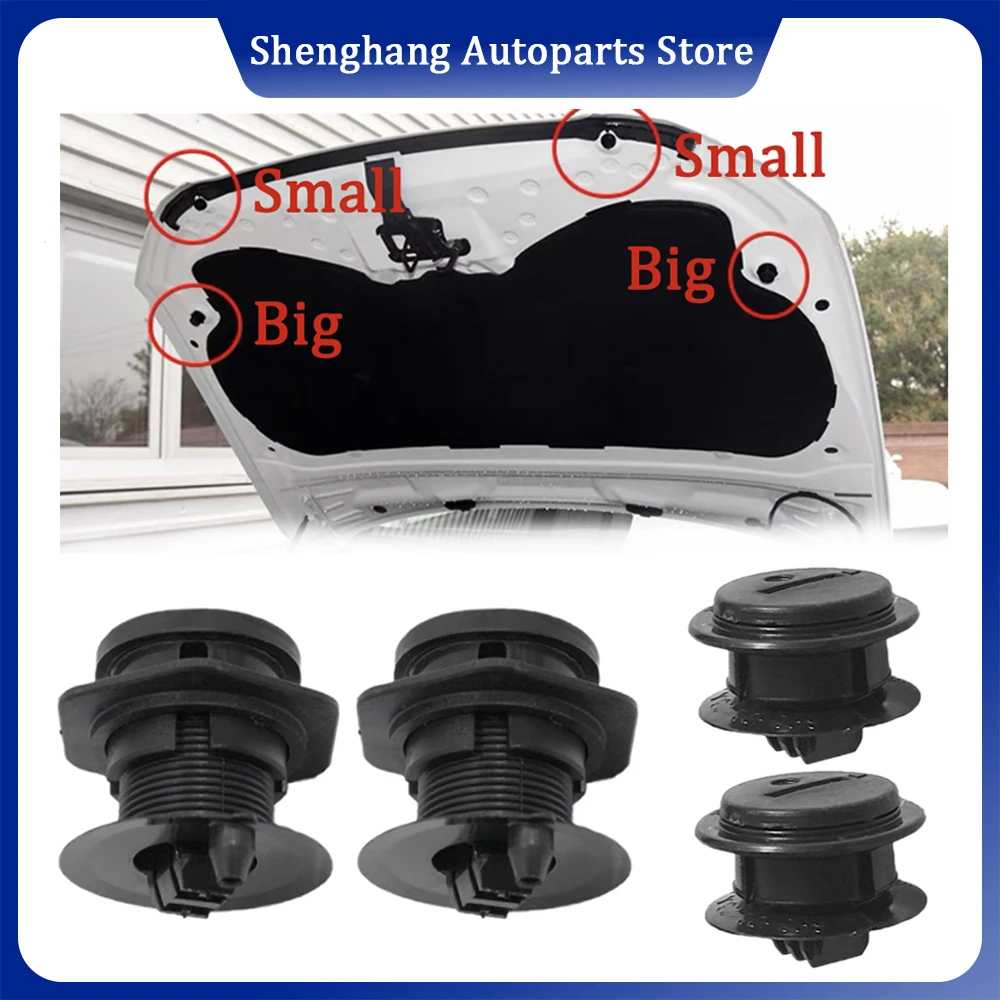

8P0823433A Engine Hood Rubber Pier Engine Hood Foot Pad Cover Buffer Bubber 8T0823433B For Audi A4 A5 A8 Q5 Q7 TT RS4 VW Touareg