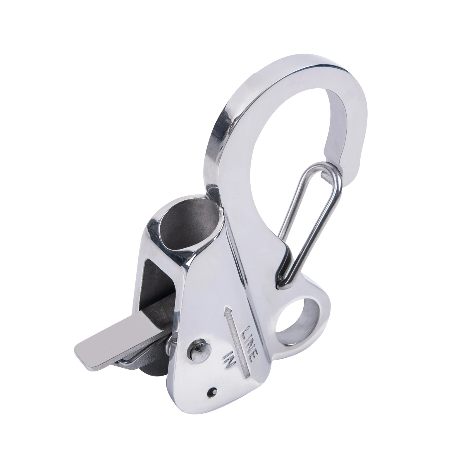 Goture Stainless Boat Anchor Hook Sliding Hook Easy To Use with Quick Release Boat Anchor Hook Clips Use Holds 8000 Lbs