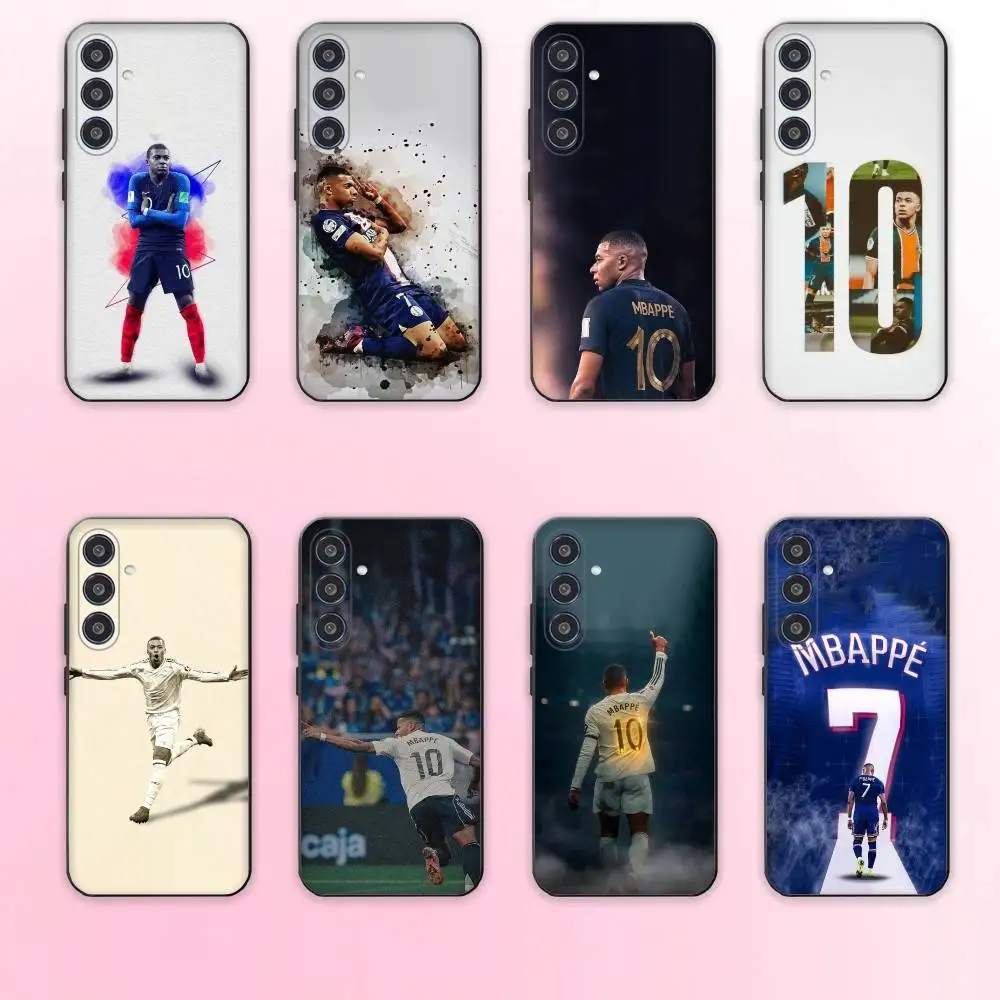 

Football K-Kylian M-Mbappé 9 Phone Case For Samsung Galaxy A73,A72,A71,A70,A53,A52,A51,Others Soft Black Cover