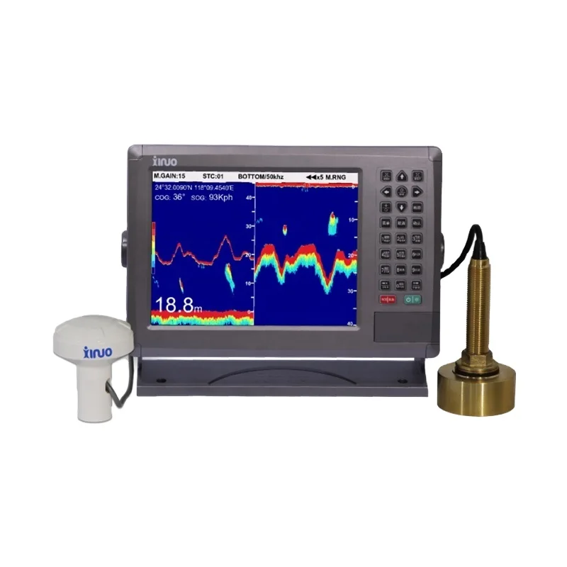 

Xf-1069gf 600 Вт 10,4 дюйма Морская электроника Навигационная связь Цифровой звуковой эхолот Эхолот GPS-карта Плоттер 3 в 1