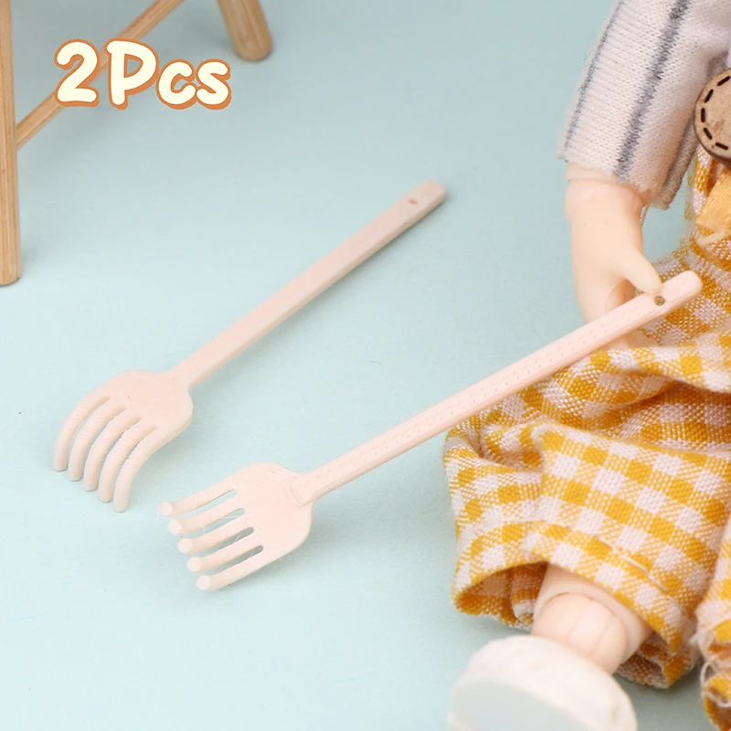 [JN] 2 pièces 1:12 maison de poupée Miniature Mini grattoir arrière modèle accessoires de décoration jouets
